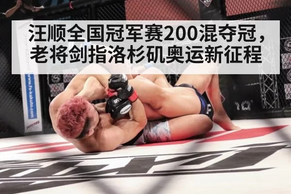 汪顺全国冠军赛200混夺冠，老将剑指洛杉矶奥运新征程